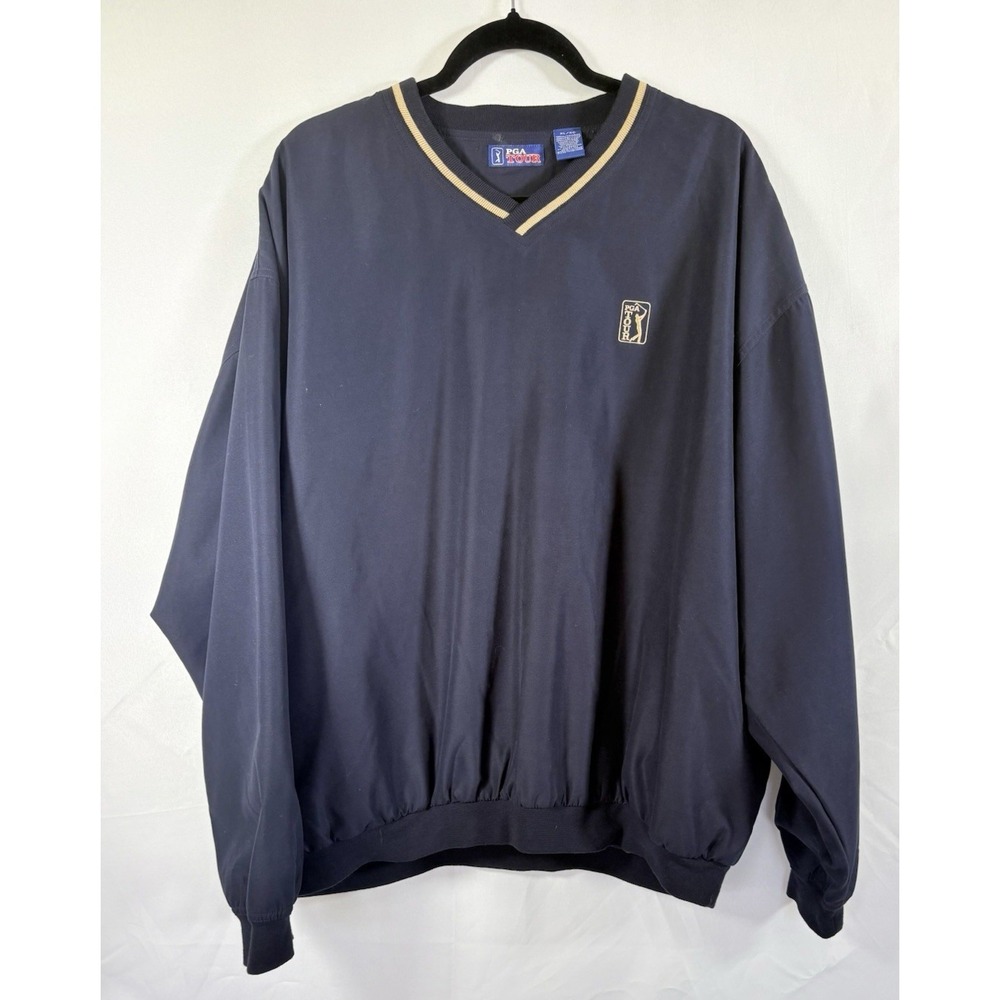 PGA tour pullover windbreaker size XL long sleeves